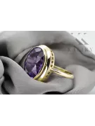 Alexandrit 14k žluté zlato  Vintage craft vrc285y